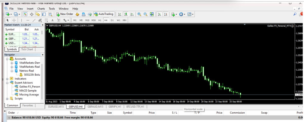 Galileo FX Personal on MetaTrader 4